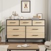 Dresser for Bedroom, Tall Dresser, Tall Drawer with Storage Freestanding, Wooden Closet Storage Chest - 2 of 4