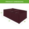 Best Choice Products 8x4x2ft Outdoor Metal Raised Garden Bed, Planter Box for Vegetables, Flowers, Herbs - 2 of 4