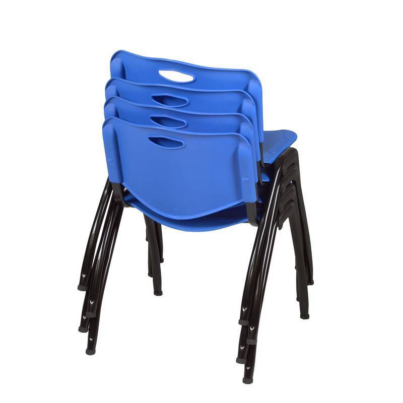 4pk M Lightweight Stackable Sturdy Breakroom Chairs - Regency, 5 of 7