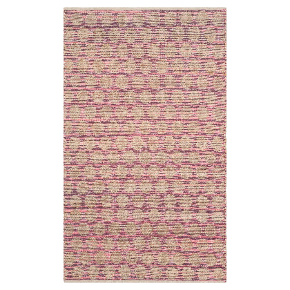 Caleb Accent Rug - Maroon/Natural (3'x5') - Safavieh
