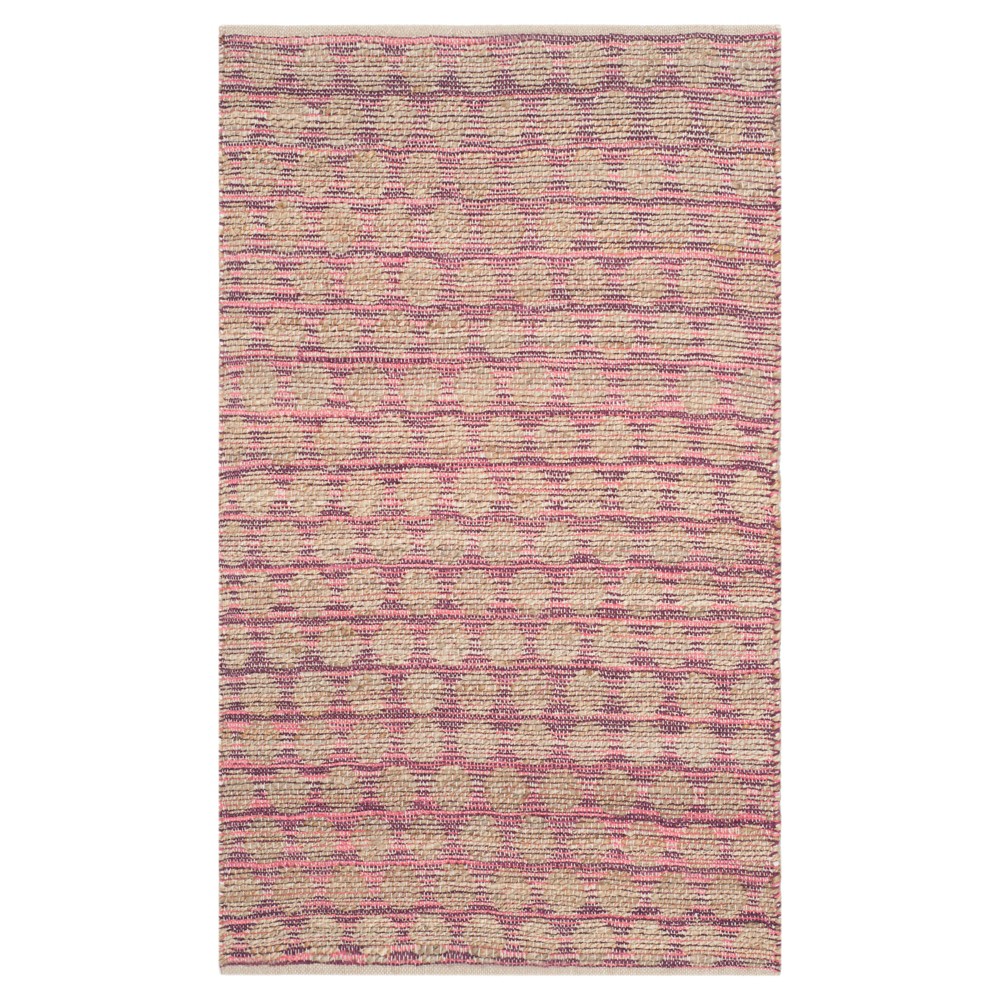 Caleb Accent Rug - Maroon/Natural (3'x5') - Safavieh