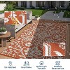 Outdoor Rug for Patios Waterproof Clearance Reversible Patio Mat Plastic Straw Rug RV Camping Mat Outside Carpet for Camping RV,Porch,Deck - 4 of 4