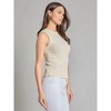 Crew Neck Knit Tank Top - 2 of 3