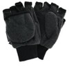 CTM Kids' and Teens' Fleece Convertible Fingerless Winter Mitten / Gloves - 3 of 4