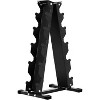 5-Tier Triangle Dumbbell Rack for 10 Pairs - Heavy Duty Carbon Steel Storage Stand, Rust-Proof Organizer for Gym Equipment - 2 of 4