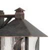 Franklin Iron Works French Garden Rustic Farmhouse Outdoor Wall Light Fixture Bronze Leaf Vine 10 1/2" Clear Seedy Glass for Post Exterior Barn Deck - 3 of 4