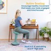 ECR4Kids Sitwell Wobble Stool with Cushion, Adjustable Height - 3 of 4