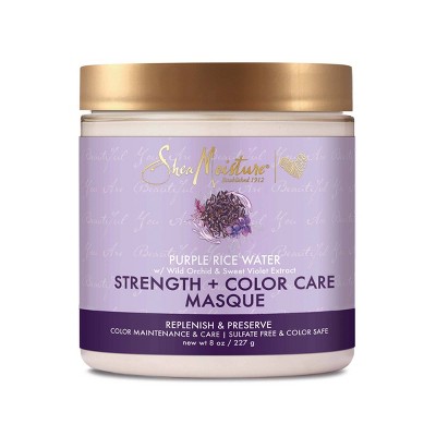 SheaMoisture Strength + Color Care Treatment Masque with Purple Rice Water - 8oz