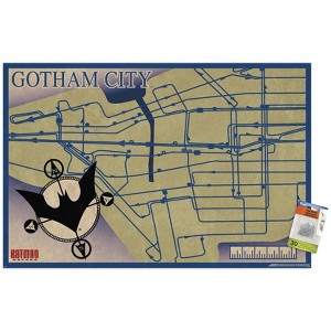 Trends International DC Comics TV Batman Beyond - Map Unframed Wall Poster Prints - 1 of 4