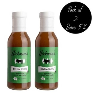 Fat Boy Hickman's 12 oz BBQ Divine Swine Injectable Pork Marinade - Pack of 2 - 1 of 4