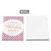 10ct Merry and Bright Blank Christmas Cards: Carlton Cards Holiday Pack, Multicolored Typography, Vertical Fold, 7.25"x4.75" - image 4 of 4