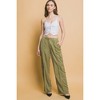 Slickblue Women's Full-Length Cargo Pants with Pockets - Tencel Fabric - Black or Light Olive - Size S-L - 3 of 4