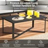 YARDSIGHT 4-Piece Outdoor Patio  Conversation Set with Sofa, Armchairs & Coffee Table, Weather-Resistant Cushions for Backyard, Deck, Poolside - 4 of 4