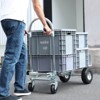 VEVOR Aluminum Folding Hand Truck, 4 in 1 Design 1000 lbs Capacity, Heavy Duty Industrial Collapsible cart, Dolly Cart with Rubber Wheels - 2 of 4