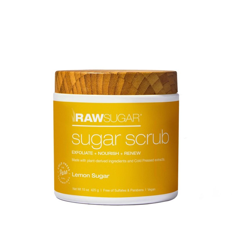 Raw Sugar Sugar Scrub Lemon Sugar - 15oz, 1 of 13