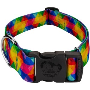 Country Brook Petz 1 1/2 Inch Deluxe Dog Collar - Groovy Collection - 1 of 4