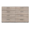 HomeStock Belmont 8 Drawer Double Dresser, Beige - 2 of 4