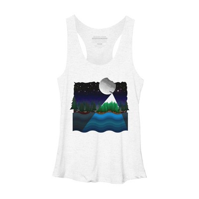 Women's Design By Humans Christmas night By recklessframee Racerback Tank Top
