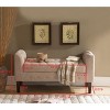 Kings Brand Furniture Marceille Upholstered Storage Bench Ottoman, Light Brown - 3 of 3
