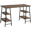 Sapphtopaz Home Office Desks 47.25" Contemporary Computer Desk with Open Storage Shelf Metal Frame Gaming Desk Office Desk for Home Office - 4 of 4