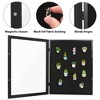 Americanflat 14x18 Pin Display Case with Polished Plexiglass - Ideal for Enamel Pins, Medals, Jewelry, Memorabilia - Silhouette Collection - Black - 4 of 4