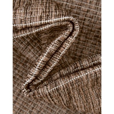Light Brown Synthetic Flat Woven Outdoor Area Rug 8' x 10'