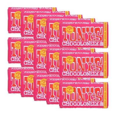 Tony's Chocolonely Milk Chocolate Caramel Cookie Bar - Case of 15/6.35 oz