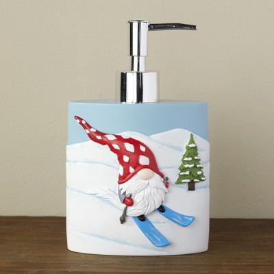 Lakeside Christmas Winter Gnome Bathroom Soap or Lotion Mechanical Hand Pump