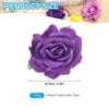 Unique Bargains Fabric Rose Boho Hair Clips Fabric Flower Brooch Pins for Wedding Party Dance 1 Pc - 2 of 4