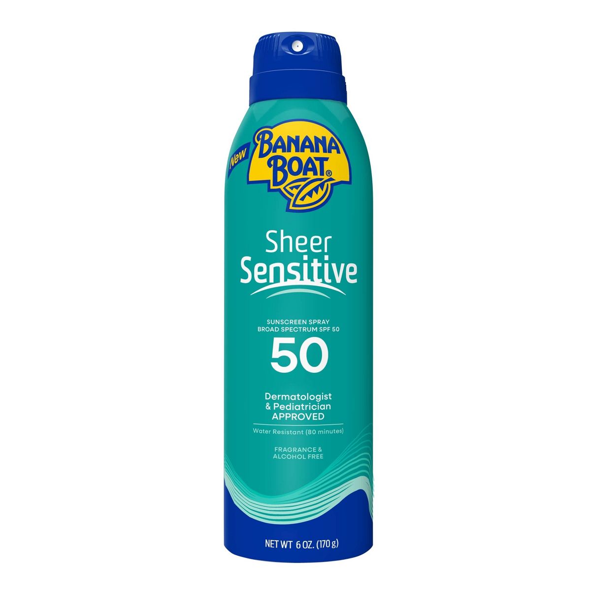 Banana Boat Sheer Sensitive Sunscreen Spray - SPF 50 - 6oz