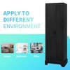 Sapphtopaz Modern Bathroom Storage Cabinet with 2 Doors Multi-functional Pantry Cabinet with Adjustable and Fixed Shelves for Living Room - 3 of 4