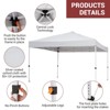 Pop Up Canopy, Beach Tent with One Push Setup - Waterproof Sun Shade with Wheeled Bag for Outdoor Events, Parties - 4 of 4