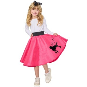 Seeing Red Girls' Poodle Skirt - 1 of 2