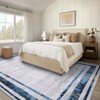 Machine Washable 5x7 Living Room Rug with Non Slip Backing Modern Border Minimalist Floor Carpet Non Shedding & Low Pile Soft Thin Foldable Mat - 2 of 4