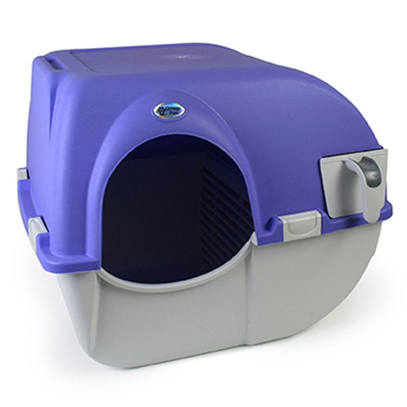 Omega Paw Roll 'n Clean Plastic Indoor Outdoor Automatic Self Cleaning Litter Box, 5 of 7