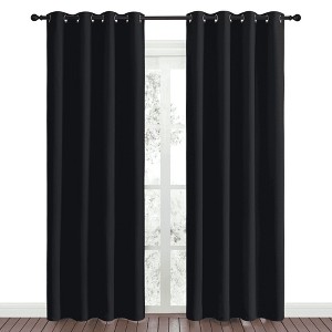 NICETOWN Grommet Top Blackout Curtains, Thermal Insulated Noise Reducing Window Drapes (Set of 2) - 1 of 4