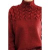 Women's Wo's Mock Neck Sweater - Miss Sparkling - 2 of 2