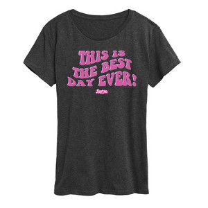 Women's - Barbie - Best Day Ever Short Sleeve Graphic T-Shirt - 1 of 4