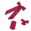 Unique Bargains Satin Bow Ribbon Duckbill Hair Clips Hairdo Clip 1 Pc - 3 of 4