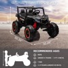 24V Ride On Toys for Big Kids, 2 Seater 24V Electric Vehicles w/Remote Control, 20" Spacious Seat,Music, Bluetooth, for Kids - 3 of 4