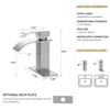 LunaLulink Single Handle Bathroom Sink Faucet - 3 of 4