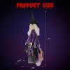 FURNIinspire Decorative Holiday Scene Props Halloween Witch Hanging Decoration Atmosphere Maker for Lawn Party, Multicolored, 3.96"*31.2"*36" - 3 of 4
