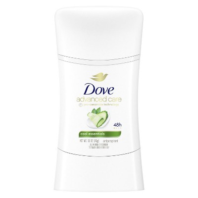 Dove Advanced Care Antiperspirant Deodorant Stick Cool Essentials, 1.6 oz