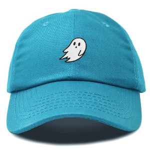 Dalix Ghost Embroidered Mens Womens Cotton Dad Hat Baseball Cap Adjustable - 1 of 4