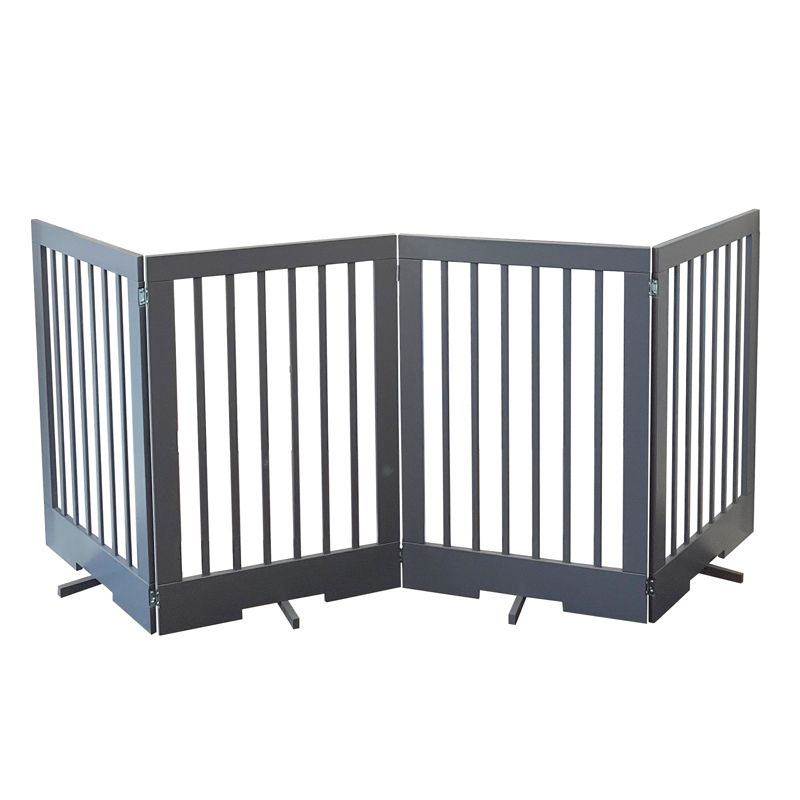 Cardinal Gates 4PG 4-Panel Freestanding Pet Gate - Adjustable Wooden Dog Gate, 5 of 6