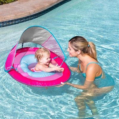 baby pool float with sunshade