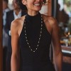 Ross-Simons 6-6.5mm Cultured Pearl Station Necklace in 18kt Gold Over Sterling - 2 of 4