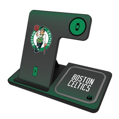 Keyscaper Boston Celtics Linen 15-Watt 3 in 1 Charging Station
