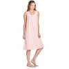 Casual Nights Women's Floral Embroidered/Lace Trim Sleeveless Nightgown - 2 of 4