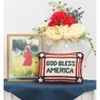 C&F Home 6.5" x 9" God Bless America 4th of July Needlepoint Small Petite Patriotic Accent Throw Pillow - image 2 of 4